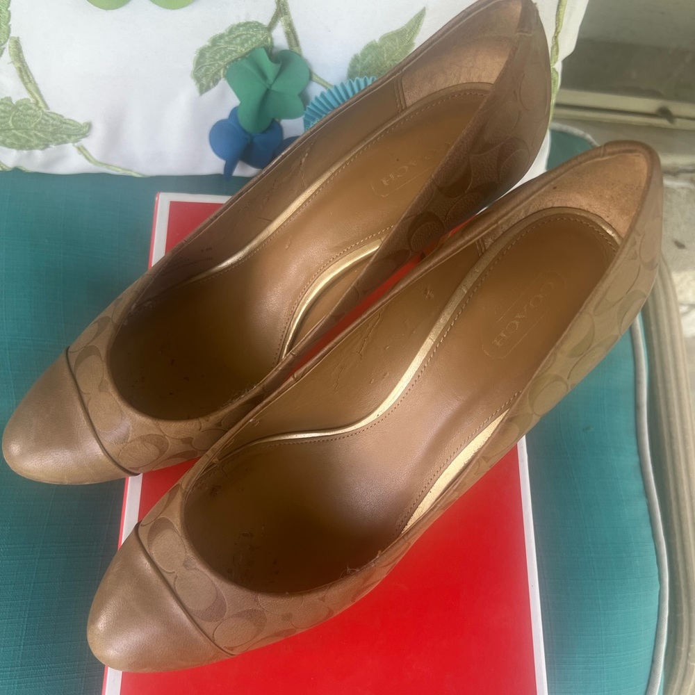 Gently loved COACH heels